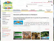 Tablet Screenshot of herborn.de
